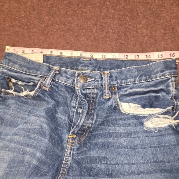 Abercrombie & Fitch Classic Staight Fit Men's Jeans Marked 31x30 Measuring 30x28 - Picture 12 of 14